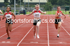 Women and Girls 100 metres, 2021 North Eastern Track and Field Champs., Middesbrough. Photo: David T. Hewitson/Sports for All Pics